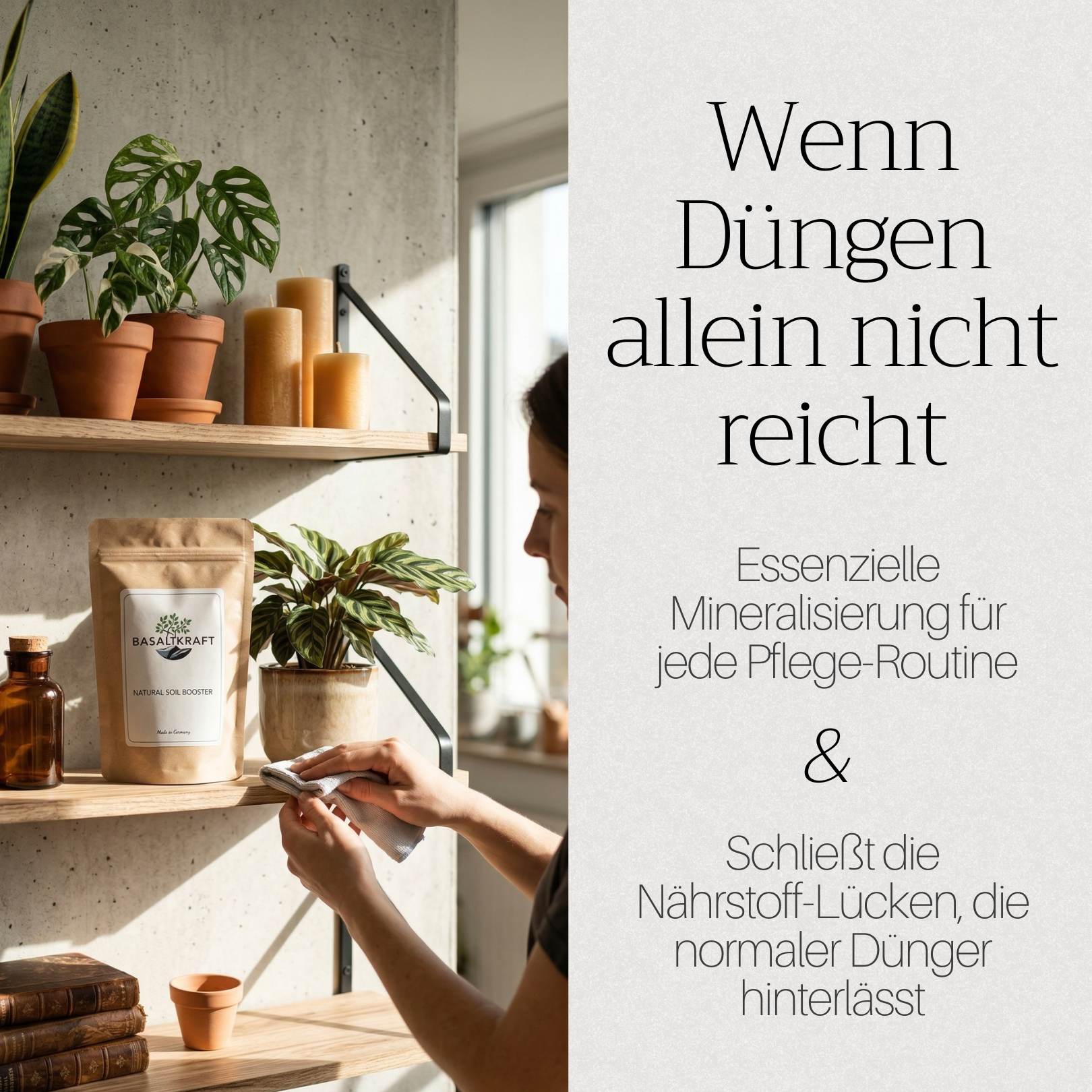 Basaltkraft | Balkon & Kamerplanten | 600g