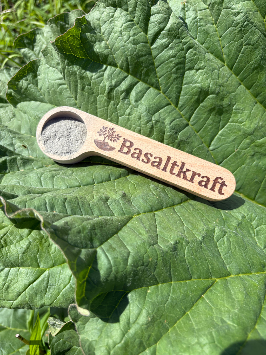 Basaltkraft | Dosierlöffel aus Buchenholz