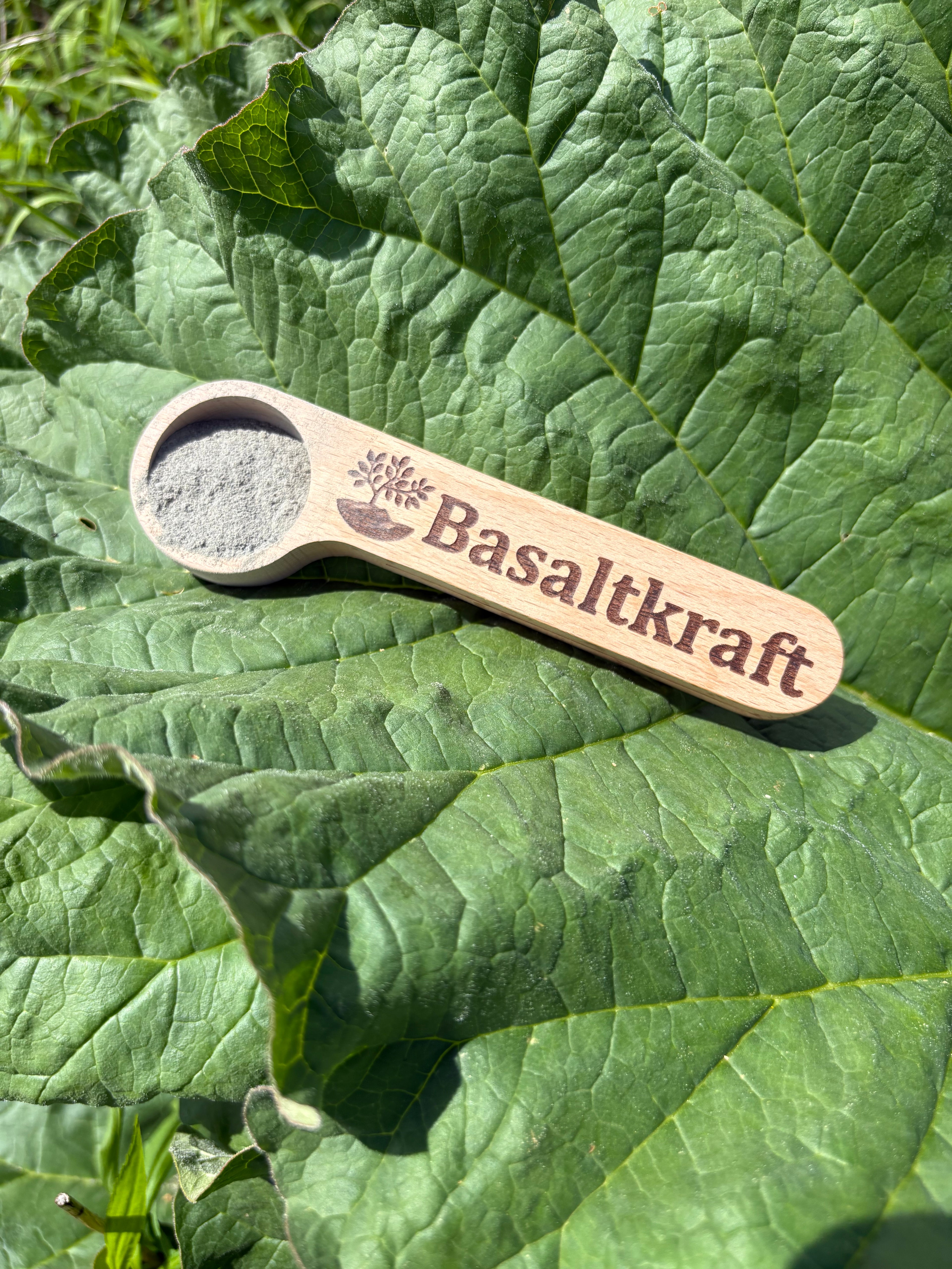 Basaltkraft | Dosierlöffel aus Buchenholz